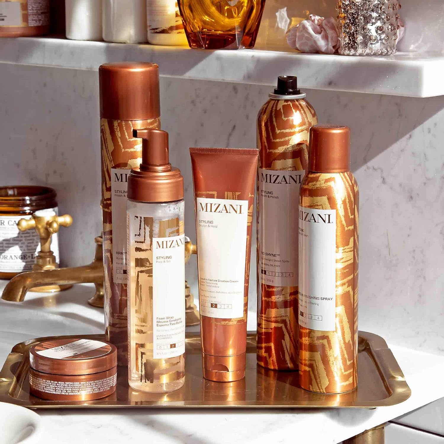 Mizani Styling Foam Wrap Mousse Enrobante Prep&Set 250 Ml